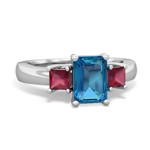 london topaz-ruby timeless ring