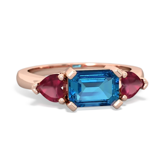 london topaz-ruby timeless ring