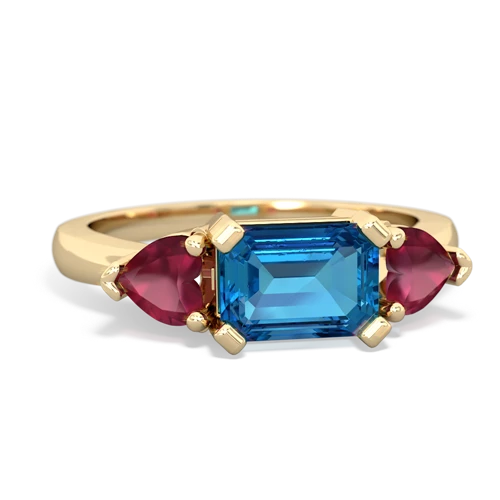 london topaz-ruby timeless ring