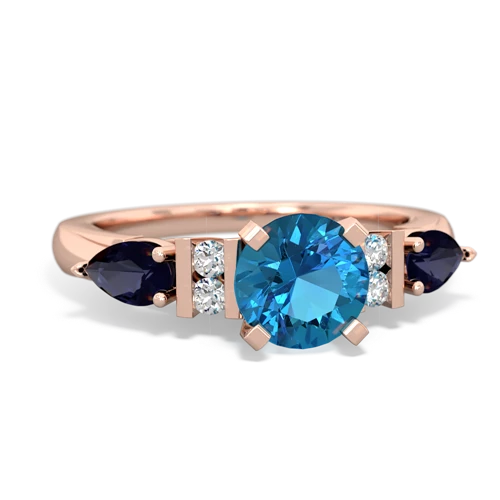 london topaz-sapphire engagement ring