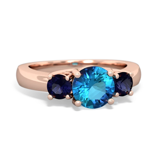 london topaz-sapphire timeless ring