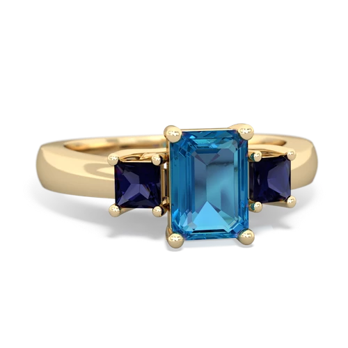 london topaz-sapphire timeless ring