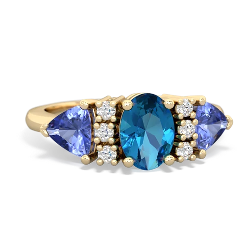 london topaz-tanzanite timeless ring