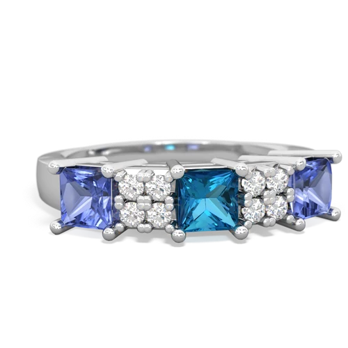 london topaz-tanzanite timeless ring