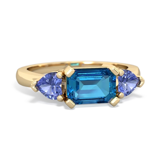 london topaz-tanzanite timeless ring