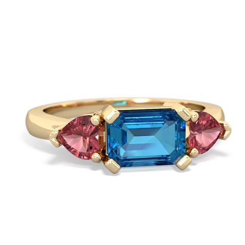 london topaz-tourmaline timeless ring