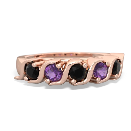 onyx-amethyst timeless ring