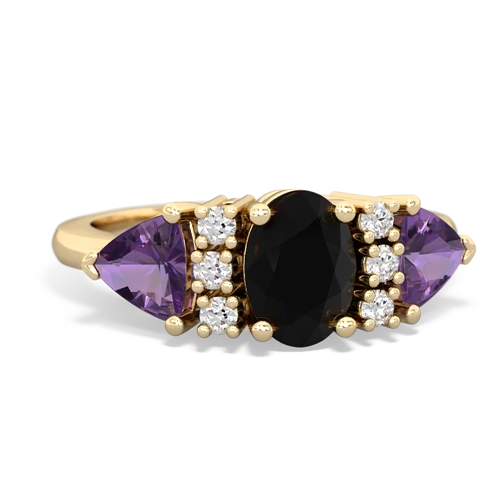 onyx-amethyst timeless ring