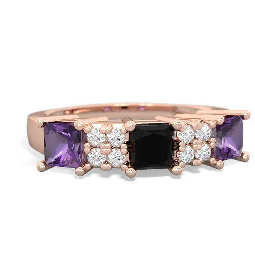 onyx-amethyst timeless ring