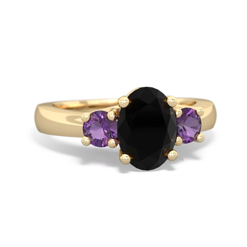 onyx-amethyst timeless ring