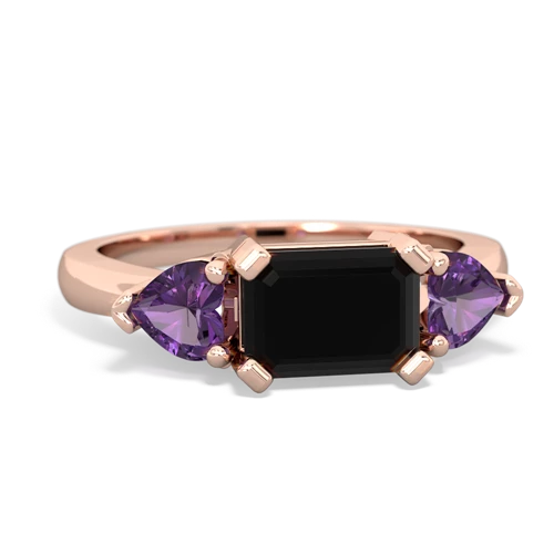 onyx-amethyst timeless ring