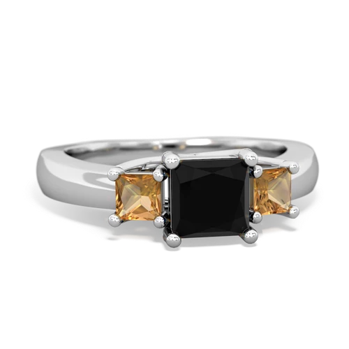 onyx-citrine timeless ring