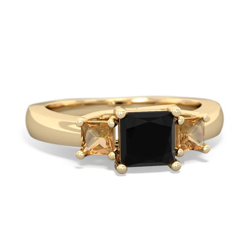 onyx-citrine timeless ring