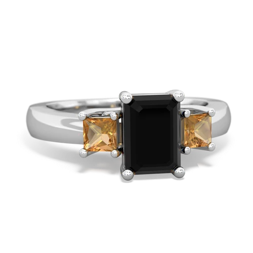 onyx-citrine timeless ring