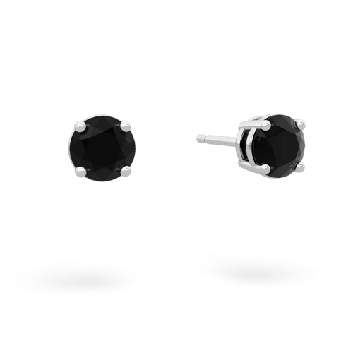 onyx stud earrings