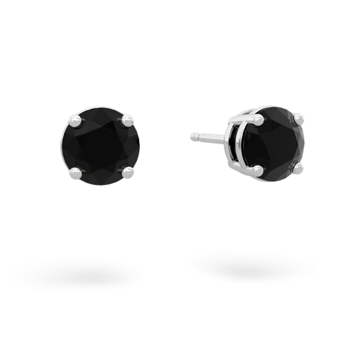 onyx stud earrings