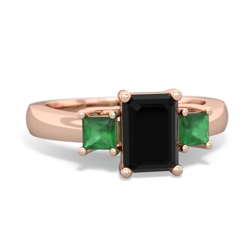 onyx-emerald timeless ring