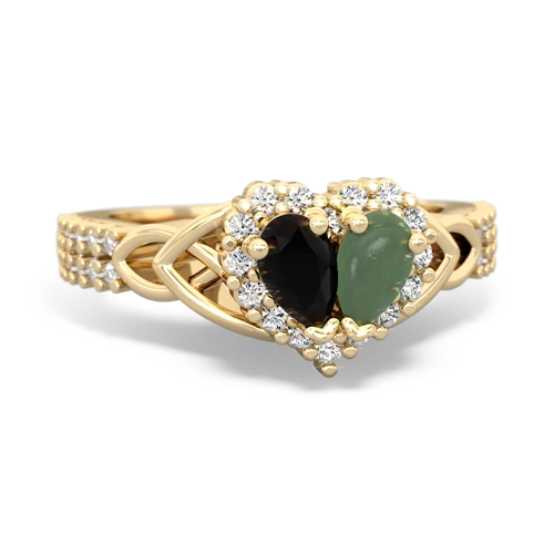 onyx-jade keepsake engagement ring