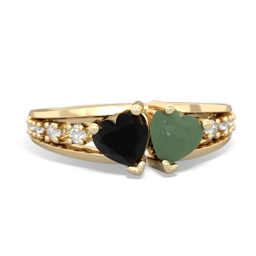 onyx-jade modern ring