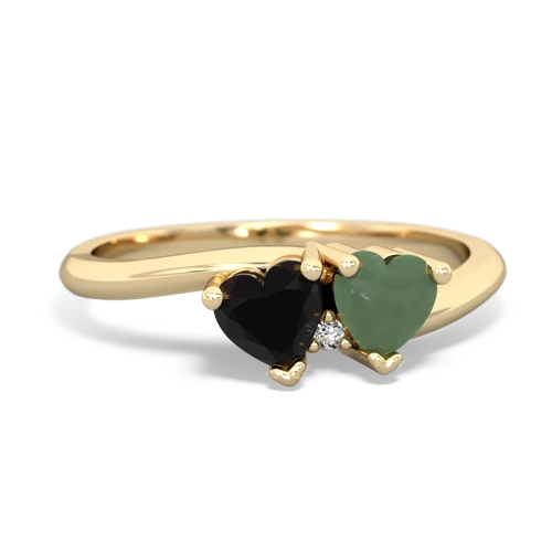 onyx-jade sweethearts promise ring