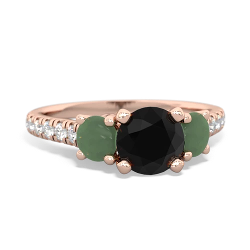 onyx-jade trellis pave ring