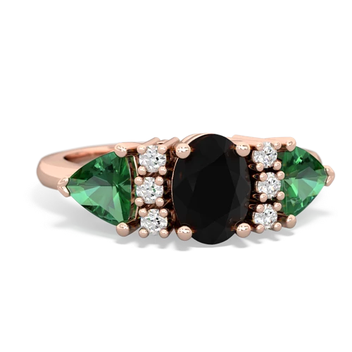 onyx-lab emerald timeless ring