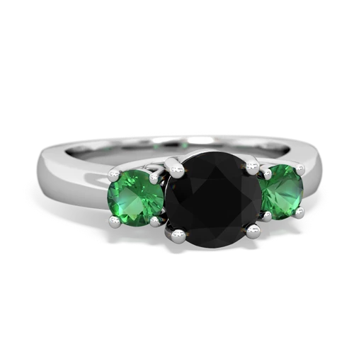 onyx-lab emerald timeless ring