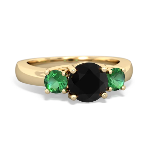 onyx-lab emerald timeless ring