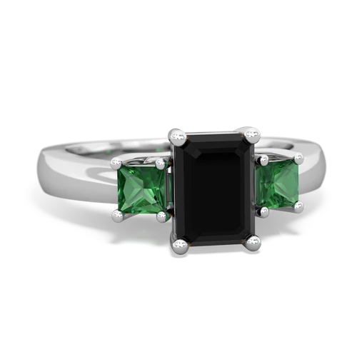 onyx-lab emerald timeless ring