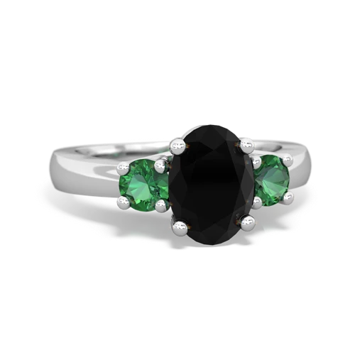 onyx-lab emerald timeless ring