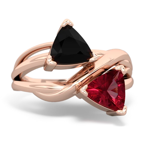 onyx-lab ruby filligree ring