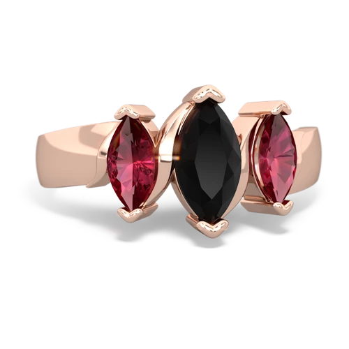 onyx-lab ruby keepsake ring