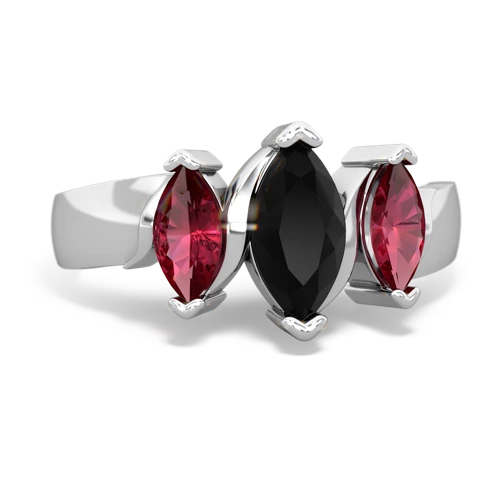 onyx-lab ruby keepsake ring