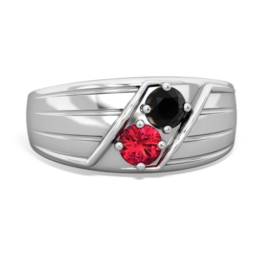 onyx-lab ruby mens ring