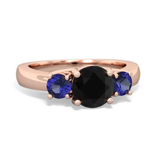 onyx-lab sapphire timeless ring