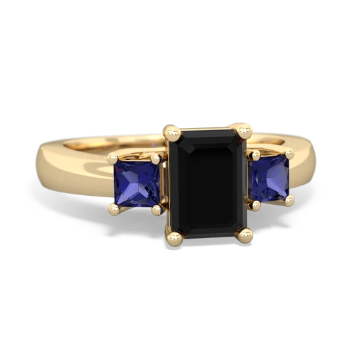 onyx-lab sapphire timeless ring