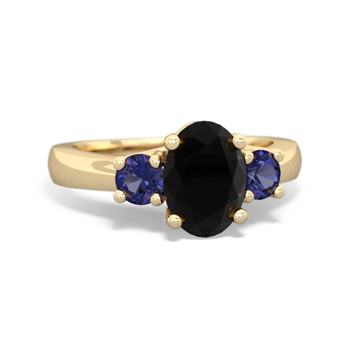 onyx-lab sapphire timeless ring