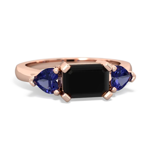 onyx-lab sapphire timeless ring