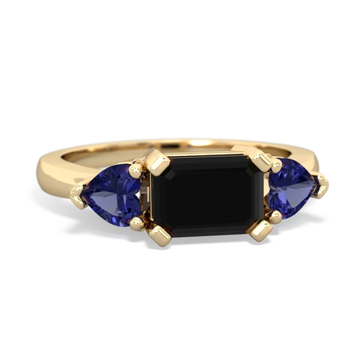 onyx-lab sapphire timeless ring