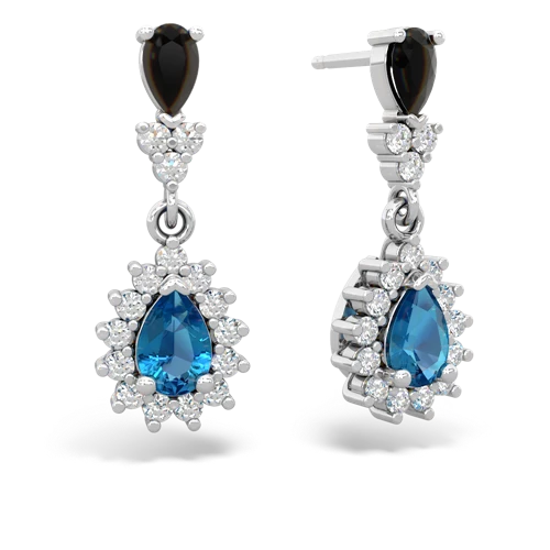 onyx-london topaz dangle earrings