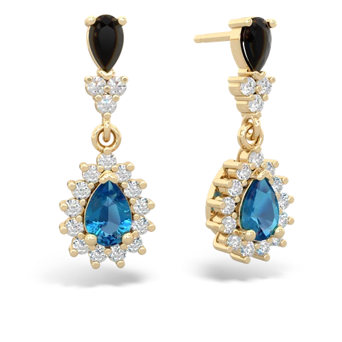 onyx-london topaz dangle earrings