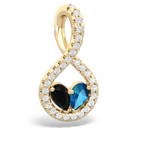 onyx-london topaz pave twist pendant