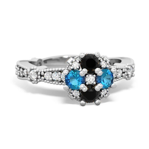 onyx-london topaz art deco engagement ring