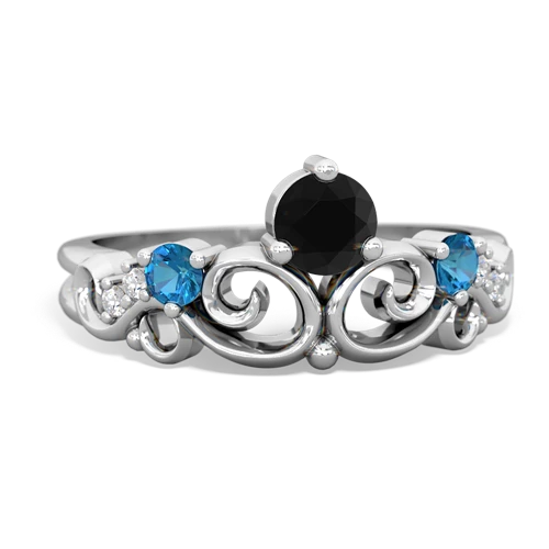 onyx-london topaz crown keepsake ring