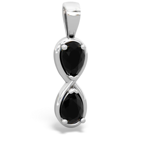 onyx-onyx infinity pendant