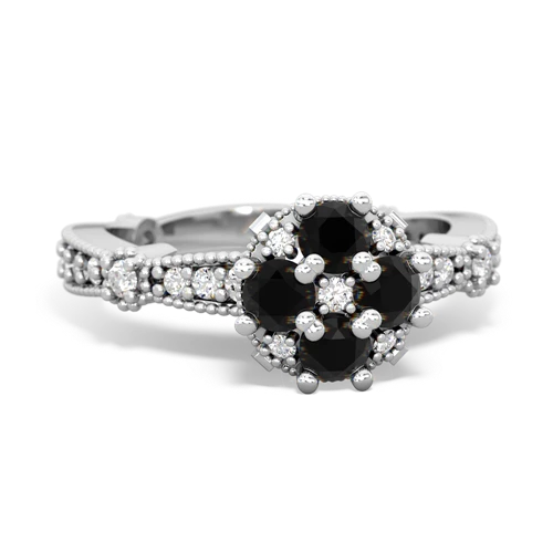 onyx-onyx art deco engagement ring