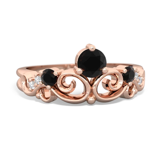 onyx-onyx crown keepsake ring