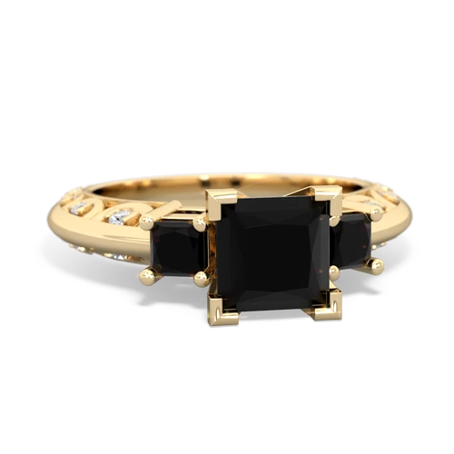 onyx-onyx engagement ring