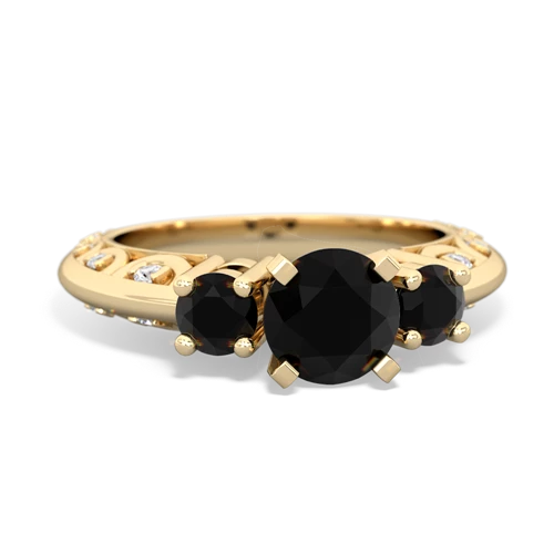 onyx-onyx engagement ring