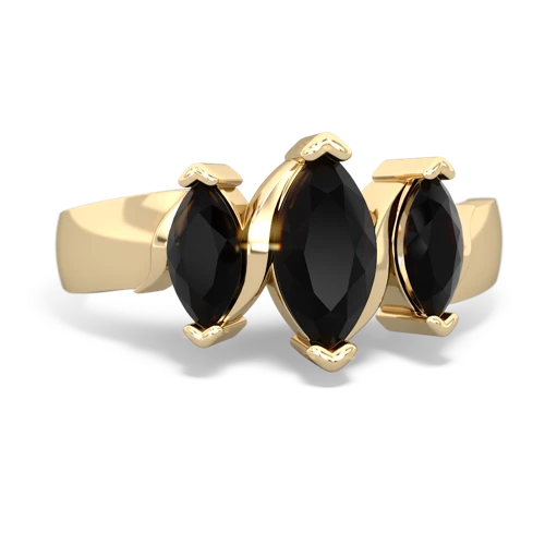 citrine-onyx keepsake ring